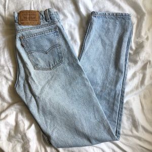 levi’s 505 orange tab jeans